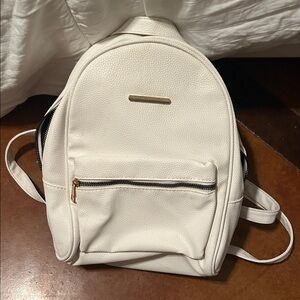 Elegant Cream Mini Backpack